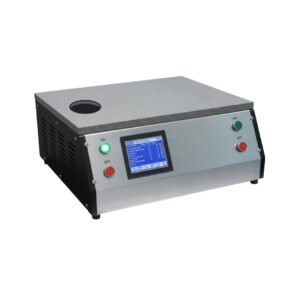 OPEM Air desktop induction melter with crucible opening, touchscreen and push-button controls