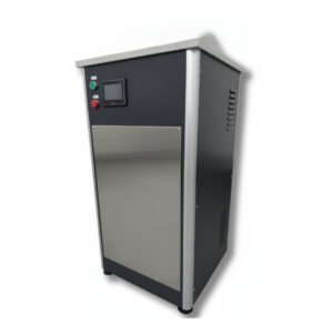 OPUMelt 4/5 induction melting furnace cabinet with touchscreen panel and stainless steel front