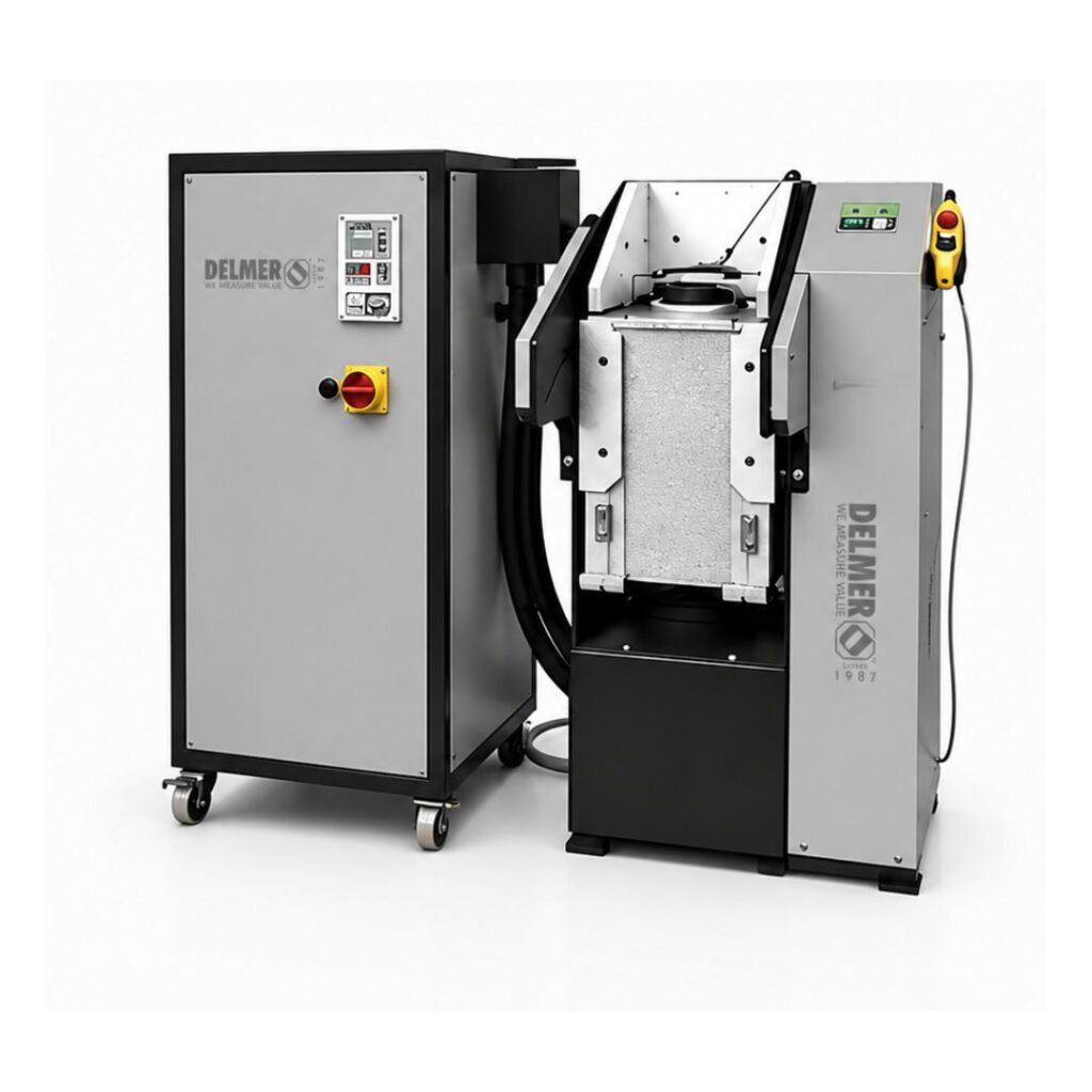 Delmer iD series Tilting furnaces for Gold, Silver & Copper Melting