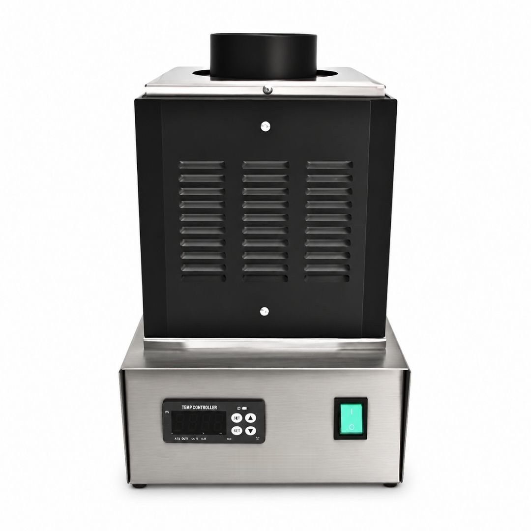 Electric melting furnace for gold, silver and brass
