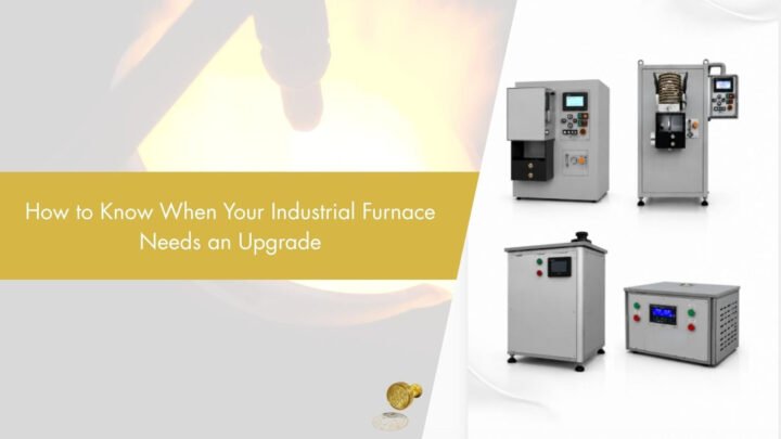 Blog banner on when an industrial furnace needs an upgrade, with four furnaces