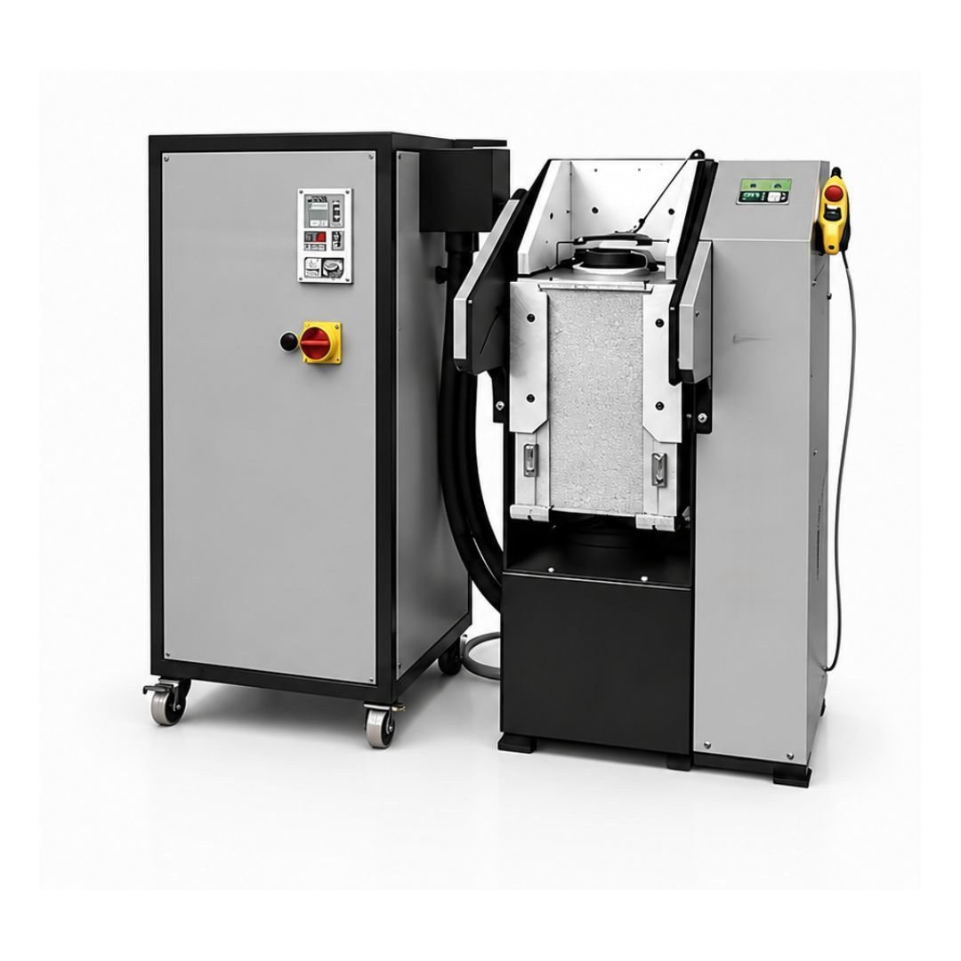 iD series tilting induction furnace for gold, silver and copper