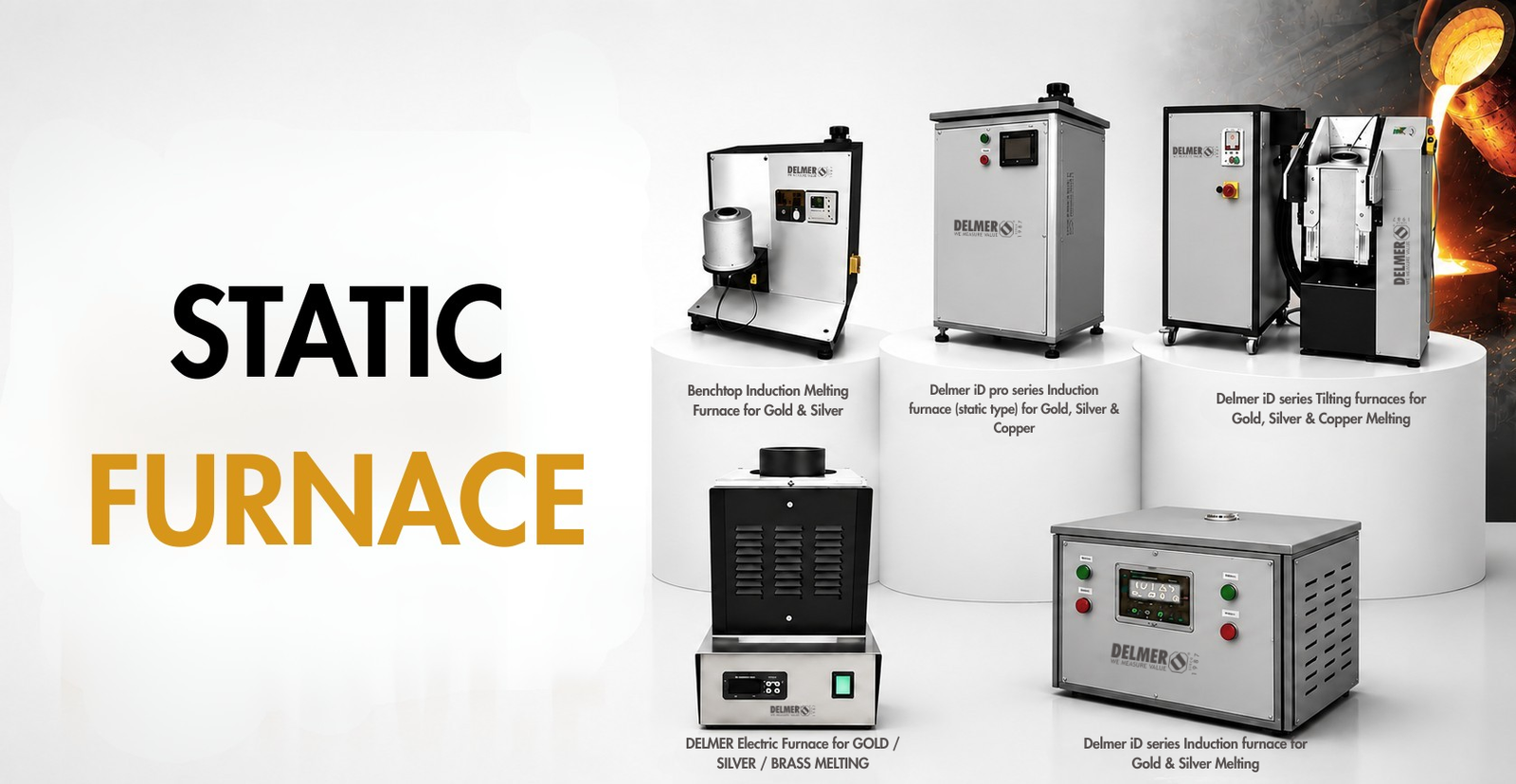 Static Induction Furnace for Gold, Silver & Precious Metals